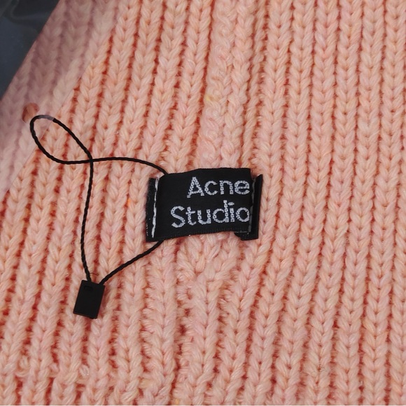 Acne Studios Face Patch Beanie - Pink